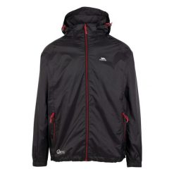 Kurtka Unisex Qikpac X Rozpinana. Czarne kurtki męskie Trespass, na jesień, xs, bez wzorów, sportowe, bez ramiączek, bez kaptura. Za 164.99 zł.