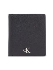 Calvin Klein Portfel K50K511449 Czarny. Czarne portfele męskie Calvin Klein, bez wzorów, ze skóry. Za 209.99 zł.