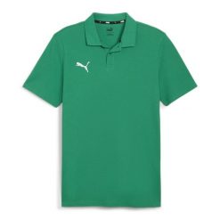 Koszulka sportowa męska Puma Team Goal Casuals Polo. Zielone koszulki polo męskie Puma, m, bez wzorów, z bawełny, sportowe, bez kołnierzyka, bez ramiączek. Za 89.09 zł.