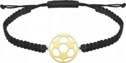 Radziszewska Jewellery Złota Bransoleta Męska Piłka Nożna 925 Sznurek Prezent DEDYKACJA GRATIS. Żółte biżuteria dla mężczyzn Radziszewska Jewellery, złote. Za 139.00 zł.
