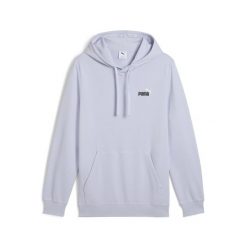 Męska bluza z kapturem Essentials z małym dwukolorowym logo No. 1 PUMA. Niebieskie bluzy z kapturem męskie Puma, m, bez wzorów, prążkowane, z kapturem. Za 212.60 zł.