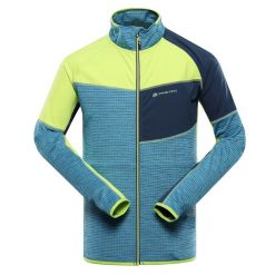 Bluza męska turystyczna szybkoschnąca Alpine Pro Onnec 2. Niebieskie bluzy nierozpinane męskie Alpine Pro, m, bez wzorów, bez ramiączek, bez kaptura. W wyprzedaży za 239.00 zł.