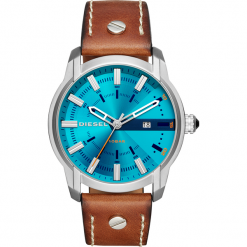 Zegarek DIESEL - Armbar DZ1815 Brown/Silver. Brązowe zegarki męskie Diesel. Za 695.00 zł.