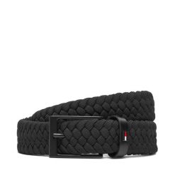 Pasek Męski Tommy Hilfiger. Czarne paski męskie Tommy Hilfiger, bez wzorów. Za 179.99 zł.