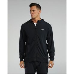 Bluza męska TYR M TYR FLZIP HOODI. Czarne bluzy nierozpinane męskie TYR, m, bez wzorów, bez ramiączek, bez kaptura. Za 500.00 zł.