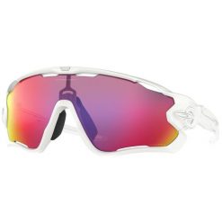 Okulary przeciwsłoneczne Oakley Jawbreaker™ Prizm Road. Białe okulary przeciwsłoneczne męskie Oakley, bez wzorów, sportowe. Za 997.00 zł.