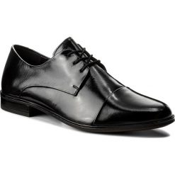 Półbuty LASOCKI FOR MEN MI08-C318-356-01. Czarne eleganckie półbuty męskie Lasocki For Men, z lakierowanej skóry, bez obcasa, bez zapięcia. Za 189.99 zł.