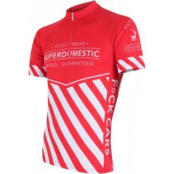 Sensor Koszulka Rowerowa Superdomestic Red Xxl. T-shirty sportowe męskie marki Sensor. Za 179.00 zł.