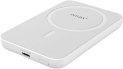 Išorinė baterija 5000 mAh DELTACO, bevielis įkrovimas, PD 20 W,magnetas,baltas / PB-Q1006 / 1903253. Powerbanki DELTACO. Za 117.65 zł.