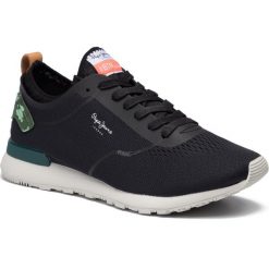 Sneakersy PEPE JEANS - Boston Knit PMS30519 Black 999. Czarne buty sportowe na co dzień męskie Pepe Jeans, m, bez wzorów, z jeansu, bez ramiączek, bez kaptura. W wyprzedaży za 189.00 zł.
