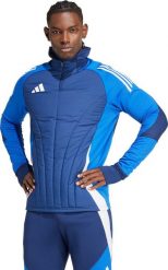 Bluza męska adidas Tiro 24 Competition Winterized niebieska IY0120 L. Niebieskie bluzy nierozpinane męskie ADIDAS, l, bez wzorów, bez ramiączek, bez kaptura. Za 452.34 zł.