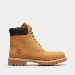 Trapery męskie Timberland 6 Inch Premium Boot. Brązowe buty zimowe męskie Timberland, bez wzorów, biznesowe, bez obcasa, bez zapięcia. Za 1,079.00 zł.