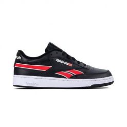Buty do chodzenia męskie Reebok Club C Revenge MU. Czarne buty sportowe na co dzień męskie Reebok, m, bez wzorów, z materiału, bez ramiączek, bez kaptura, trekkingowe. Za 357.00 zł.