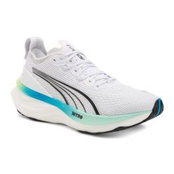 Buty do biegania męskie PUMA ForeverRun Nitro 2. Białe buty do biegania męskie Puma, bez wzorów, bez zapięcia, do biegania. Za 499.99 zł.