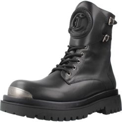 Buty JUST CAVALLI FONDO BOURNE Czarny. Czarne buty trekkingowe męskie Just Cavalli, bez wzorów, z syntetyku, sportowe, bez obcasa, bez zapięcia. Za 1,147.71 zł.