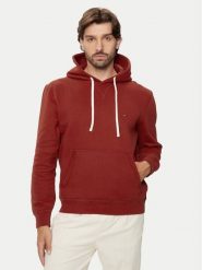Tommy Hilfiger Bluza Essential MW0MW37230 Czerwony Regular Fit. Czerwone bluzy nierozpinane męskie Tommy Hilfiger, m, bez wzorów, z bawełny, bez ramiączek, bez kaptura. Za 249.99 zł.