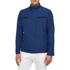 Kurtka GEOX M JHARROD SHORT JKT Niebieski. Niebieskie kurtki męskie Geox, m, bez wzorów, z tkaniny, casualowe, bez ramiączek, bez kaptura. Za 402.99 zł.