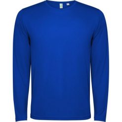 Koszulka Z Długim Rękawem Unisex Dla Dorosłych Estoril. Niebieskie koszulki męskie z długim rękawem ROLY, bez wzorów, sportowe, bez kołnierzyka, bez ramiączek. Za 35.99 zł.