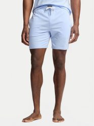 Polo Ralph Lauren Szorty piżamowe 714965506002 Błękitny Slim Fit. Niebieskie szorty męskie Polo Ralph Lauren, bez wzorów, z bawełny. Za 219.99 zł.