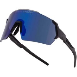 Okulary rowerowe dla dorosłych przeciwsłoneczne Force Electra. Czarne okulary przeciwsłoneczne męskie FORCE, bez wzorów, sportowe. Za 249.00 zł.