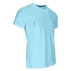 Koszulka sportowa Keeza Turbo z krótkim rękawkiem. Niebieskie t-shirty sportowe męskie KEEZA, s, bez wzorów, sportowe, bez ramiączek. Za 71.00 zł.