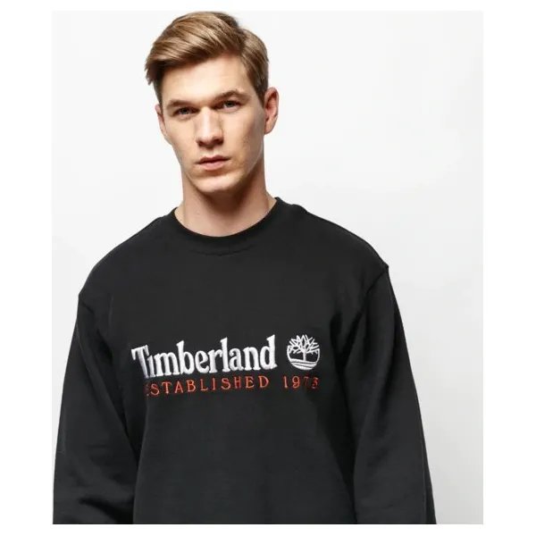 Timberland Bluza Outdoor Archive Crew , czarny, rozmiar XXL. Czarne bluzy nierozpinane męskie Timberland, m, z aplikacjami, z bawełny, klasyczne, bez ramiączek, bez kaptura. W wyprzedaży za 319.99 zł.