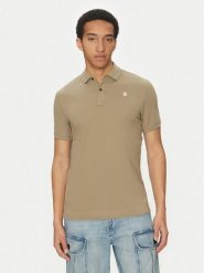 G-Star Raw Polo Dunda D11595-5864 6057 Khaki Slim Fit. Brązowe koszulki polo męskie G-Star Raw, m, bez wzorów, z bawełny, retro, bez kołnierzyka, bez ramiączek. Za 179.99 zł.