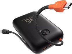 VEGER powerbank 30000 mAh z wbudowanymi kablami Typ C / Lightning PD QC3.0 35W K3 (W3018) czarny. Czarne powerbanki Veger. Za 118.65 zł.