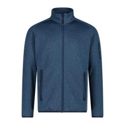 Bluza męska turystyczna CMP 30H5887. Niebieskie bluzy nierozpinane męskie CMP, m, bez wzorów, sportowe, bez ramiączek, bez kaptura. Za 189.99 zł.