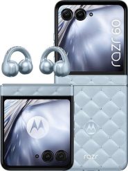 Smartfon Motorola Razr 60 5G 8/256GB Niebieski (PB860055SE). Niebieskie smartfony Motorola. Za 4,299.00 zł.