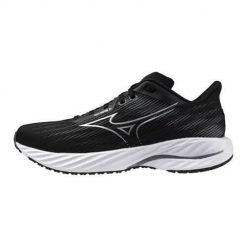 Buty do biegania męskie Mizuno Wave Inspire 21. Czarne buty do biegania męskie Mizuno, bez wzorów, z materiału, bez zapięcia, do biegania, mizuno wave. Za 587.00 zł.