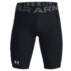 Spodenki treningowe męskie Under Armour HG Armour Long Shorts. Czarne szorty sportowe męskie Under Armour, bez wzorów, sportowe. Za 105.17 zł.
