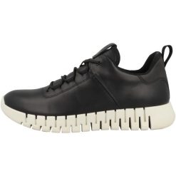Buty do chodzenia męskie Ecco Sneaker Gruuv Lea. Czarne buty sportowe na co dzień męskie ecco, m, bez wzorów, z materiału, bez ramiączek, bez kaptura, trekkingowe. Za 835.00 zł.