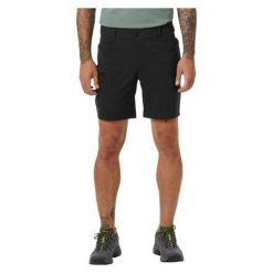 Spodenki turystyczne męskie Helly Hansen Vika Tur Shorts. Czarne szorty sportowe męskie Helly Hansen, bez wzorów, sportowe. Za 245.99 zł.