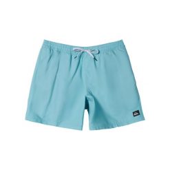 Szorty kąpielowe dla Mężczyzn EVERYDAY SOLID VOLLEY 15" Niebieski. Niebieskie kąpielówki męskie Quiksilver, bez wzorów, z poliesteru, sportowe. Za 139.99 zł.