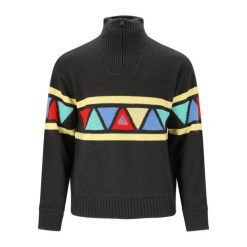 Bluza z kapturem wiatrówka SOS Uni knit. Brązowe bluzy nierozpinane męskie SOS, bez wzorów, z kapturem. Za 851.00 zł.