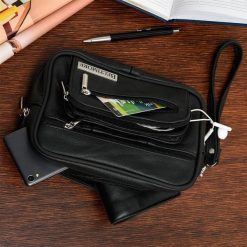 Męska SASZETKA do ręki POLSKA SKÓRA skórzana Beltimore G28. Saszetki męskie bez wzorów, ze skóry. Za 119.90 zł.