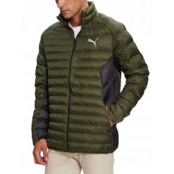 Męska kurtka pikowana Puma Packlite Primaloft zielona. Zielone kurtki męskie Puma, m, bez wzorów, z puchu, sportowe, bez ramiączek, bez kaptura. Za 259.00 zł.
