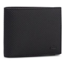 Portfel Lacoste. Czarne portfele męskie Lacoste, bez wzorów. Za 329.99 zł.