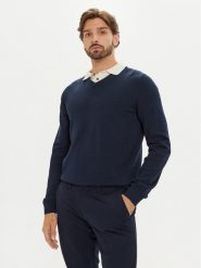 S.Oliver Sweter 2143174 Granatowy Regular Fit. Niebieskie kardigany męskie S.Oliver, m, bez wzorów, z bawełny, bez ramiączek. Za 179.99 zł.