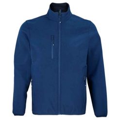 Męska Kurtka Soft Shell Falcon. Niebieskie kurtki męskie SOL'S, m, bez wzorów, sportowe, bez ramiączek, bez kaptura. Za 259.99 zł.