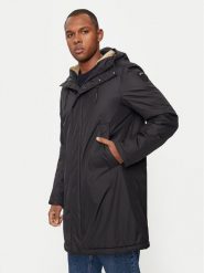 Blauer Płaszcz przejściowy 24WBLUK11279 Czarny Regular Fit. Czarne płaszcze męskie Blauer, l, bez wzorów, z syntetyku, bez kaptura. Za 1,559.00 zł.