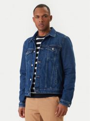 Tommy Hilfiger Kurtka jeansowa MW0MW42629 Niebieski Regular Fit. Niebieskie kurtki męskie Tommy Hilfiger, l, bez wzorów, z bawełny, bez ramiączek, bez kaptura. Za 649.99 zł.