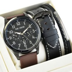 Zestaw męski zegarek Paul Lorens - BAYAS 2 PASKI + bransoletka. Zegarki męskie Paul Lorens. Za 529.50 zł.