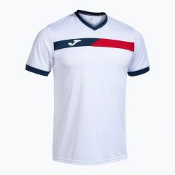 Jersey Joma. Białe t-shirty sportowe męskie Joma, m, bez wzorów, z jersey, sportowe, bez ramiączek. W wyprzedaży za 118.60 zł.