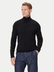 Marc O'Polo Denim Golf 5000007221 Czarny Regular Fit. Czarne kardigany męskie Marc O'Polo DENIM, bez wzorów, z denimu, bez kołnierzyka, bez ramiączek. Za 669.99 zł.