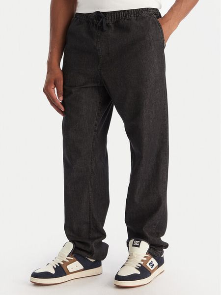 Quiksilver Jeansy Taxer EQYDP03494 Czarny Loose Fit. Czarne jeansy męskie Quiksilver, bez wzorów, z bawełny. Za 269.99 zł.