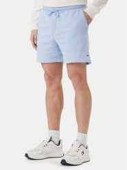 Tommy Jeans Szorty materiałowe DM0DM21931 Niebieski Regular Fit. Niebieskie szorty męskie Tommy Jeans, bez wzorów, z bawełny. Za 189.99 zł.