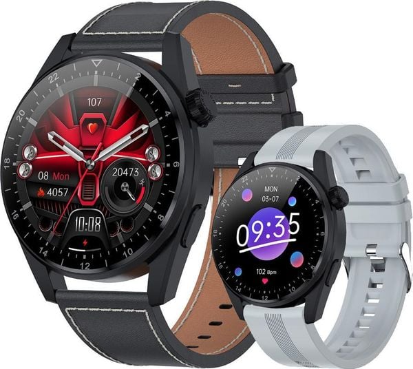 Smartwatch Rubicon RNCE78 Czarny (RNCE78). Czarne zegarki smartwatch Rubicon. Za 219.45 zł.