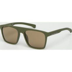 Calvin Klein - Okulary CKJ798S. Brązowe okulary przeciwsłoneczne męskie Calvin Klein, z materiału. Za 479.90 zł.